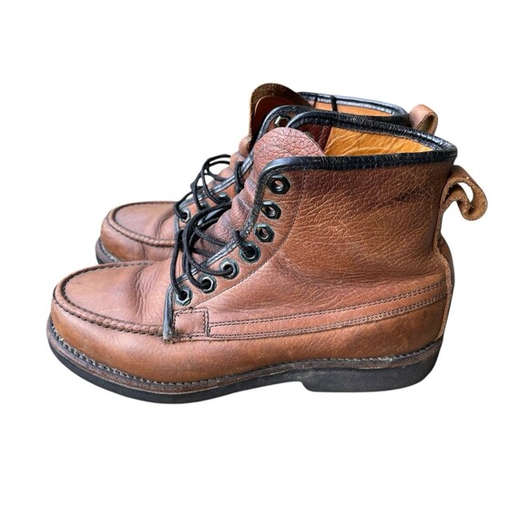 Vtg Herman Survivor Moc Toe Lace Up Work Boots Men Size 6.5 Brown 8.5 Wm Grunge main image 7